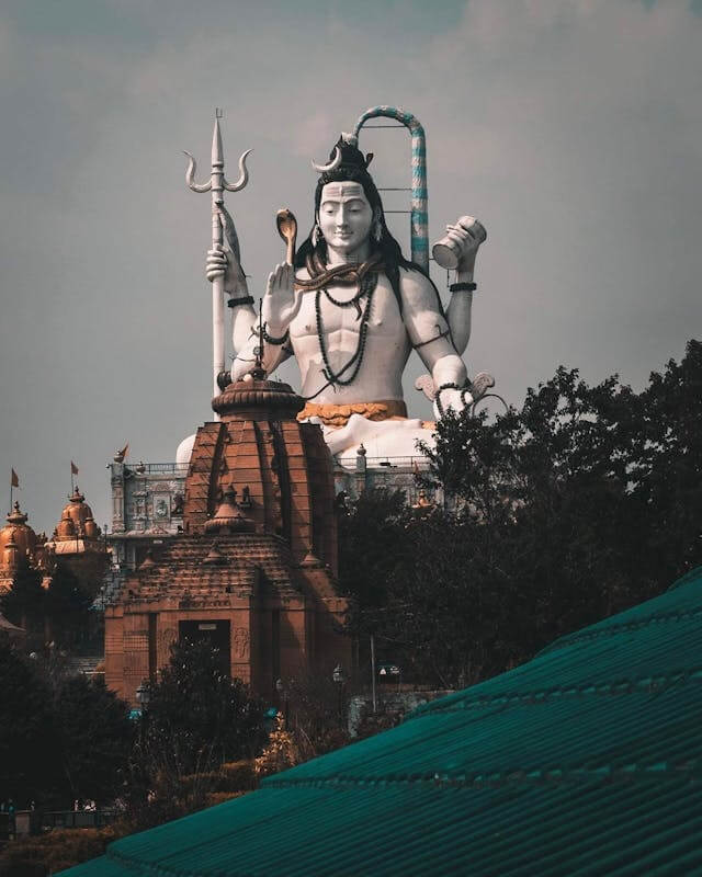 lord shiv statue in chirdham, nacho