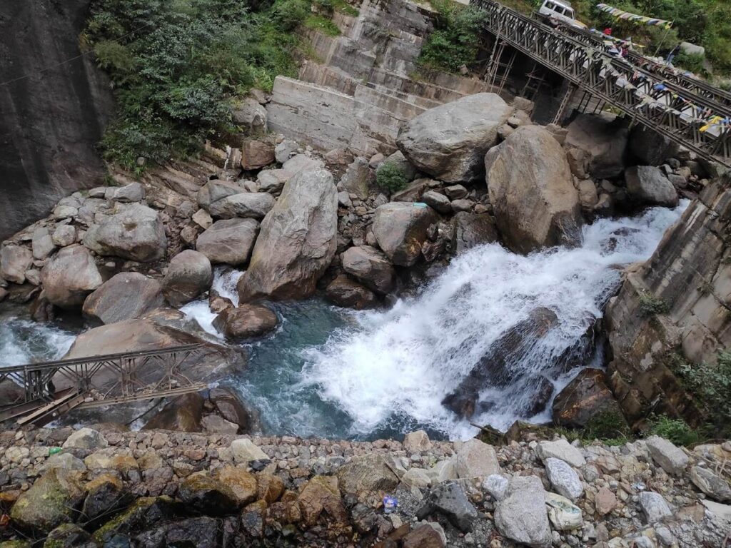 naga falls, a tourist destination in North Sikkim