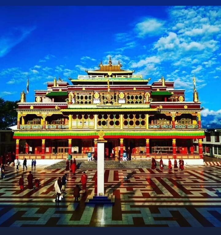 Ralang New Monastery located in south sikkim