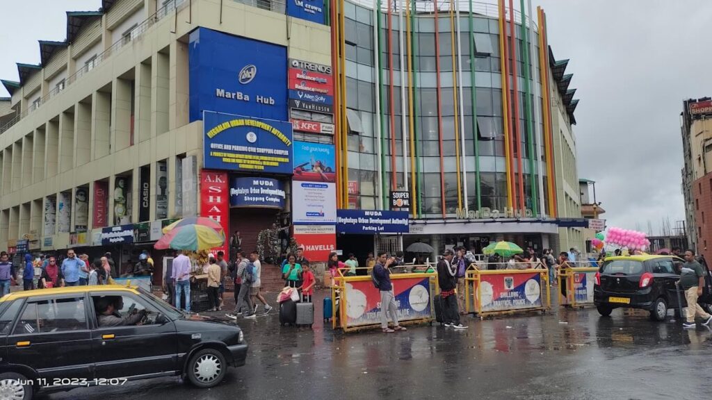 image of people shopping in police bazar, a famous things to do in Shillong