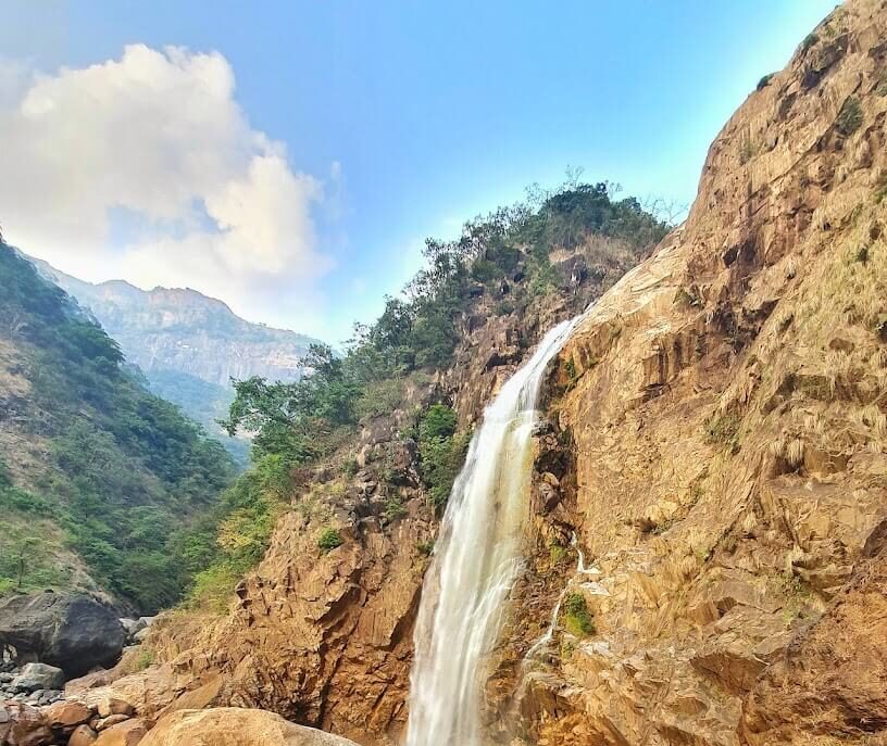 Rainbow Falls near Nongriat Meghalaya