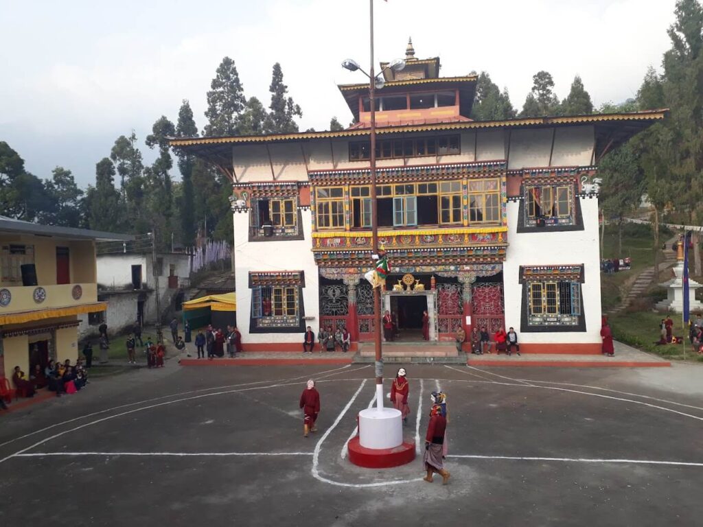 image showing a monastery in east sikkim